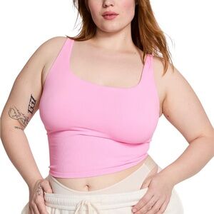 Victoria's Secret Pink 
SEAMLESS STRAPPY TANK TOP PINK LOLLIPOP SZ/M - NWT.